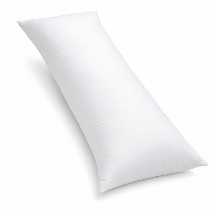 White full-length body pillow, 51 × 137 cm